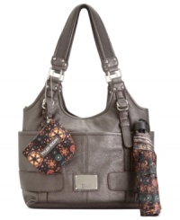 Whether you're running weekend errands or rushing off to work, this coveted carryall from Tyler Rodan is the perfect choice. The ultra-spacious design is outfitted with plenty of pockets and compartments and features complementary coin purse and portable umbrella. Whether you're running weekend errands or rushing off to work, this coveted carryall from Tyler Rodan is the perfect choice. The ultra-spacious design is outfitted with plenty of pockets and compartments and features complementary coin purse and portable umbrella.