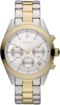DKNY 3-Hand Chronograph with Date Two-tone Women's watch #NY8607 DKNY 3-Hand Chronograph with Date Two-tone Women's watch #NY8607