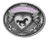 Buckle Rage Cowgirl Up Rodeo Belt Buckle - Western Design Cow Girl Metal Pink One Size