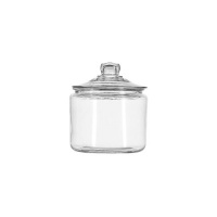 Anchor Hocking 69832T 7-3/8 Inch Diameter x 8-1/8 Inch Height, 3 quart Heritage Hill Storage Jar with Cover Anchor Hocking 69832T 7-3/8 Inch Diameter x 8-1/8 Inch Height, 3 quart Heritage Hill Storage Jar with Cover