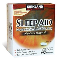 Kirkland Signature Sleep Aid Doxylamine Succinate 25 Mg, 192-Count Kirkland Signature Sleep Aid Doxylamine Succinate 25 Mg, 192-Count
