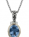Effy Jewlery Balissima Blue Topaz Diamond Pendant, 4.56 TCW Ring size 7