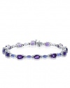 Effy Jewlery Tanzanite, Amethyst and Diamond Bracelet, 7.11 TCW