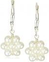 Wasabi by Jill Pearson Gohan Tiny Pearl Flower Earrings