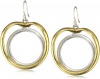 Lucky Brand Two-Tone Double Circle Earrings