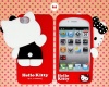 Premium Hello Kitty Silicone Case For iPhone 4/4S and US Seller, Shipping in 24 hours-Red