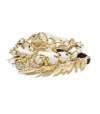 G by GUESS Gold-Tone Friendship Bracelet Set, GOLD