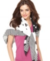 A classic square scarf from Collection XIIX with an eye-popping pattern. The just right finishing touch for those hard-to-finish outfits.
