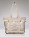 Carry your weekend essentials in style with this durable nylon travel tote from LeSportsac.