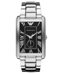 A style as timeless as the Roman Empire, this handsome watch from Emporio Armani is a luxury watch lover's dream. A style as timeless as the Roman Empire, this handsome watch from Emporio Armani is a luxury watch lover's dream.