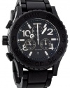 Nixon Rubber 42-20 Chrono Watch - Men/Women Black, One Size