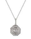 Effy Jewlery Diamond 14K White Gold Pendant, .49 TCW