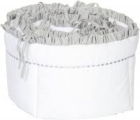 Baby Doll Unique Crib Bumper, Grey Baby Doll Unique Crib Bumper, Grey