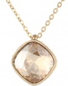 Signature 1928 1928 Signature Collection Gold-Tone Faceted Swarovski Crystal Necklace, 16.5