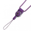 Reiko STRAP-LCPP Fashionable Universal Neck Strap Lanyard for Mobile Phones- 1 Pack - Retail Packaging - Purple