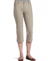 Not Your Daughter's Jeans Women's Rhinestone Grommet Capri In Denim