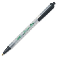 BIC ECOlutions Retractable Ball Pen, Medium Point (1.0 mm), Black, 12 Pens BIC ECOlutions Retractable Ball Pen, Medium Point (1.0 mm), Black, 12 Pens