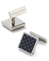 Finish off your look with the stately polish these modern cufflinks unequivocally express.