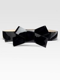 Made a statement in this not-to-be-missed patent leather design. Width, about 1.5Made in Italy Made a statement in this not-to-be-missed patent leather design. Width, about 1.5Made in Italy