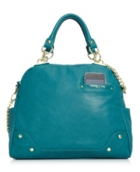 Flaunt your fashionista flair with this chic satchel from Olivia + Joy. Super spacious with plenty of pockets, it can effortlessly carry off whatever your day demands. Flaunt your fashionista flair with this chic satchel from Olivia + Joy. Super spacious with plenty of pockets, it can effortlessly carry off whatever your day demands.