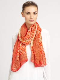 Blooming with an artsy floral and striped design, this lightweight modal wrap is a stylish must-have.Modal28 X 74Dry cleanImported Blooming with an artsy floral and striped design, this lightweight modal wrap is a stylish must-have.Modal28 X 74Dry cleanImported