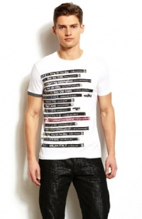 Armani Exchange A|X Message Bar Tee Armani Exchange A|X Message Bar Tee