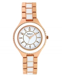 Simple elegance in rosy hues and white tones -- an everyday watch by Style&co. Simple elegance in rosy hues and white tones -- an everyday watch by Style&co.