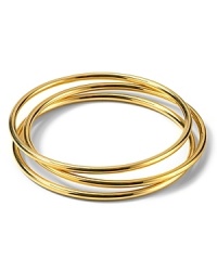 Three's a charm! Lauren Ralph Lauren's gold bangles make any look runway-ready. Three's a charm! Lauren Ralph Lauren's gold bangles make any look runway-ready.