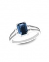 Effy Jewlery Sterling Silver Blue Sapphire Ring, 1.46 TCW Ring size 7