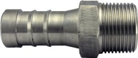 1/2 Male Hose Barb Adapters Stainless Steel NPT 0.5