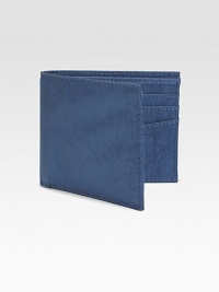 Inspired by classic summer weight wallets of younger generations, this wallet maintains functionality with a casual twist.One bill compartmentSix card slotsNylon4W x 4HImported Inspired by classic summer weight wallets of younger generations, this wallet maintains functionality with a casual twist.One bill compartmentSix card slotsNylon4W x 4HImported