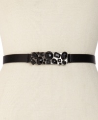 Stretch the limits of your style with this chic belt from Style&co. Adorned with clusters of mixed stones for a truly eye-popping touch. Stretch the limits of your style with this chic belt from Style&co. Adorned with clusters of mixed stones for a truly eye-popping touch.