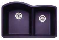 Blanco 440179 Diamond 1-3/4 Bowl Kitchen Sink, Anthracite Finish Blanco 440179 Diamond 1-3/4 Bowl Kitchen Sink, Anthracite Finish