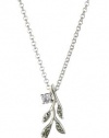 Judith Jack Marcasite and Freshwater Pearl Pendant Necklace