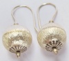  Fashion Earring From Thai Hill Tribe Silver 99.5 Beautiful Karen Tradition Earring Size = 12 MM. x 30 MM. Weight = 6.02 Gram