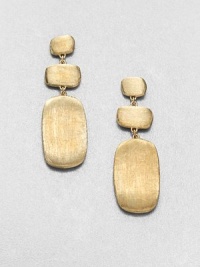 From the Murano Collection. Hand-engraved 18k gold in a pretty drop design. 18k goldDrop, about 1.4Post backMade in Italy From the Murano Collection. Hand-engraved 18k gold in a pretty drop design. 18k goldDrop, about 1.4Post backMade in Italy