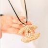 Succubus Fashion Classic Logo Korean Style Pearl Necklace Long Sweater Chain