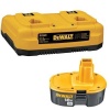 DEWALT DC9320BP 7.2-to-18-Volt NiCd/NiMH/Li-Ion 1-Hour Dual Port Charger and XRP 18-Volt Battery Combo Pack
