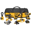 DEWALT DCK655X 18-Volt XRP 6 Tool Combo Kit with Impact Driver