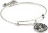 Alex and Ani Bangle Bar Tree of Life Russian-Silver Expandable Bracelet