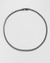 A simply elegant style in sleek sterling silver; perfect on it's own or with your favorite enhancer. Sterling silverLength, about 16Lobster clasp closureImported 