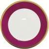 Haviland Laque de Chine Gold Aubergine Dessert Plate 8.7 in