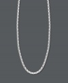 For style that pops -- try Giani Bernini's intricate popcorn chain necklace. Crafted in sterling silver. Approximate length: 20 inches.
