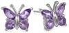 Sterling Silver Butterfly Earrings