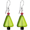 Handcrafted Holiday Christmas Tree Earrings