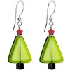 Handcrafted Holiday Christmas Tree Earrings