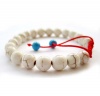 8mm Howlite Turquosite Stone Beads Tibetan Buddhist Wrist Mala Bracelet for Meditation