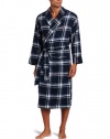 Nautica Men's Yarn-Dyed J-Class Logo-Embroidered Robe