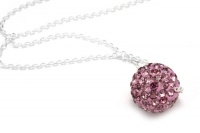 Pink Sapphire Crystals Color Necklace, Includes Sterling Silver 18 Inch Chain, Now At Our Lowest Price Ever but Only for a Limited Time! Pink Sapphire Crystals Color Necklace, Includes Sterling Silver 18 Inch Chain, Now At Our Lowest Price Ever but Only for a Limited Time!
