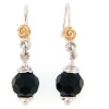Meredith Leigh Sterling Silver Onyx Dangle Earrings